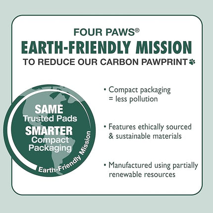 Four Paws Wee-Wee Superior Performance Unscented Pee Pads for Dogs & Puppies, Quilted Leak-Proof Dog Housebreaking Potty Training Floor Protection, 22" x 23", 50 Count