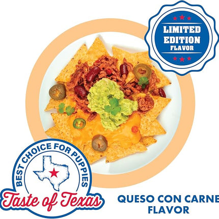 N-Bone Puppy Teething Rings Taste of Texas Queso Con Carne Flavor 3 Count