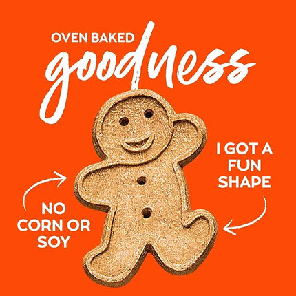 Buddy Biscuits 16 oz Box of Grain-Free Crunchy Dog Treats Made with Natural Peanut Butter (Pack of 4)