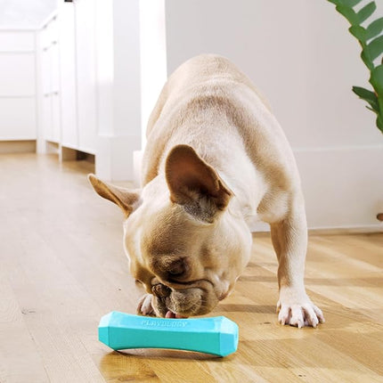 Playology Dog Toys | Durable Squeaky Chew Stick for Dogs | Medium Peanut Butter Scented Toy - Easy to Clean and Made from Non Toxic Materials