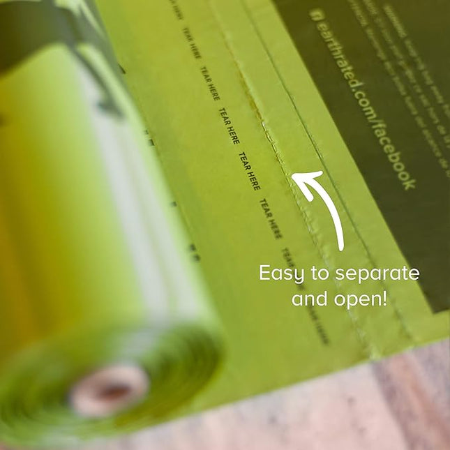 Earth Rated Dog Poop Bags, Thick Grab and Go Bulk Single Roll, Ideal for Backyard Pickups, Lavender Scented, 600 Bags