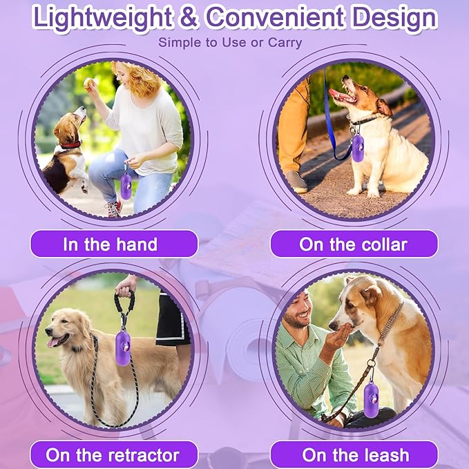 Dog Poop Bags 300 Count, Leak Proof & Scented Waste Bags for Dog Walking, Park/Backyard Cleanup - Eco Friendly Poop Bags for Small/Medium/Large Dogs (Purple)