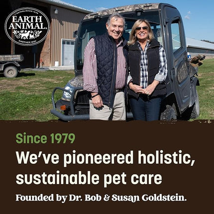 Earth Animal No Hide Chews - Long Lasting Rawhide Free Small Dog Chews Rolls, Pork - 6 Count