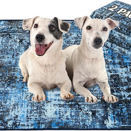 Qeils Washable Pee Pads for Dogs, 2 Pack Reusable 36x41 Super Absorbent Leakproof & Non-Slip Puppy Pads