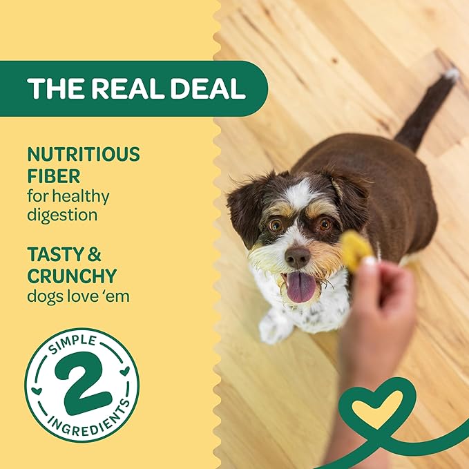 Wholesome Pride Banana Bites Dog Treats, 2 Ingredients – Bananas & Coconut Oil, Grain-Free, 16oz