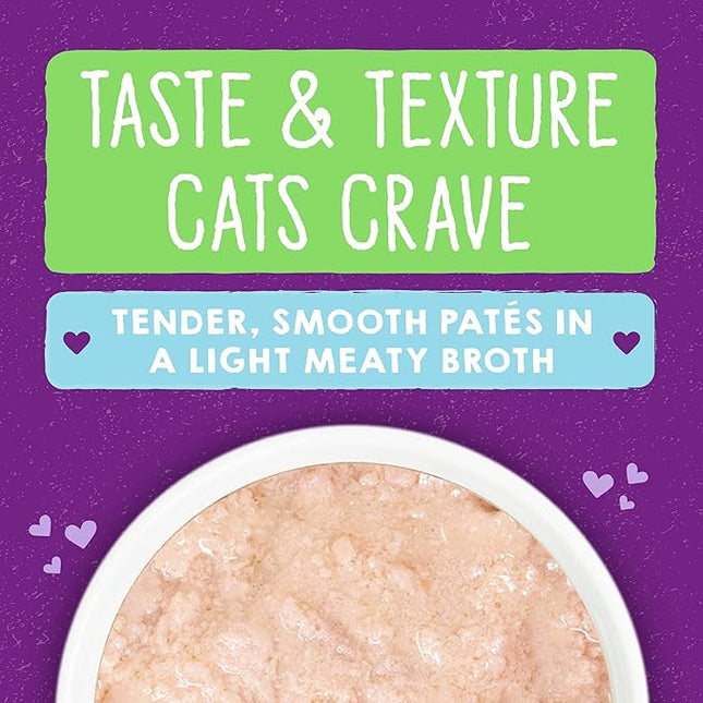 Stella & Chewy's Carnivore Cravings Purrfect Paté - Premium Grain-Free Wet Cat Food - Duck & Chicken Recipe - High Protein with Bone Broth - Perfect for Picky Eaters - 2.8oz Cans (24 Pack)