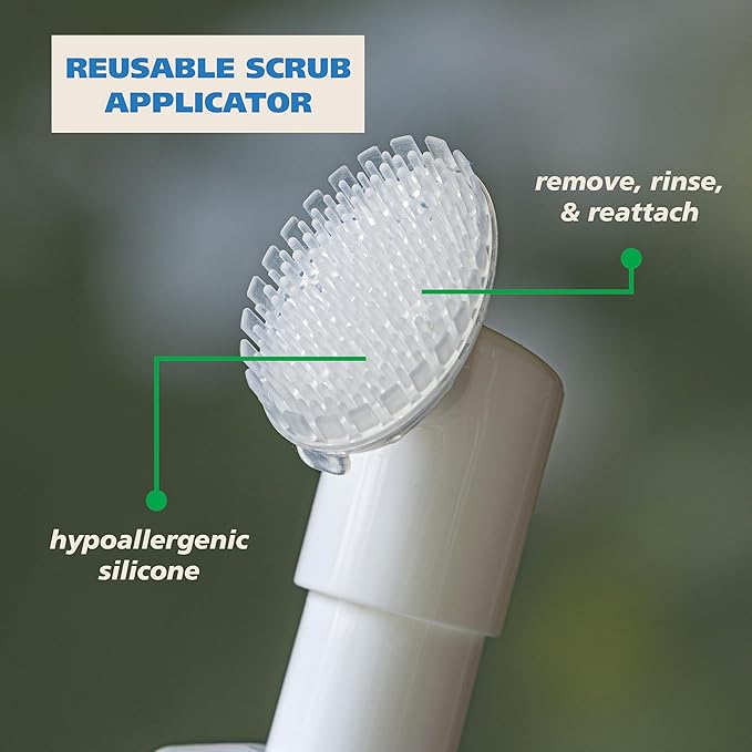 Wahl USA Gentle Foaming Dog Paw Cleaner, No-Rinse Probiotic Formula with Soft Silicone Paw Scrubber Brush, Coconut Lime Verbena Scent, 8 fl oz – Model 3028477