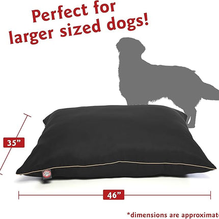 Large 35x46 Super Value Dog Pet Bed - Black