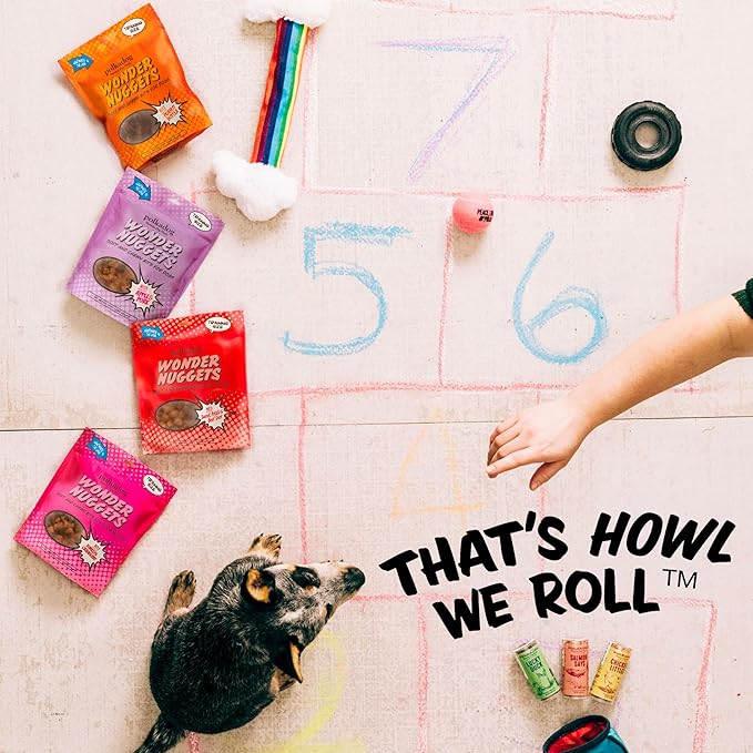 Polkadog Wonder Nuggets – Soft & Chewy Dog Treats with Peanut Butter – Healthy, Limited Ingredient Training Treats for All Dog Breeds and Ages – Natural, Made in USA – 10 oz