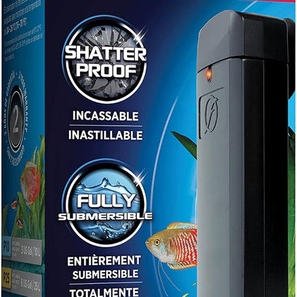 Fluval P50 Submersible Aquarium Heater – 50W, Preset 76-78°F for Freshwater & Saltwater Tanks up to 15 Gal, Shatterproof, Fully Submersible, LED Indicator, Durable & Safe Fish Tank Heater