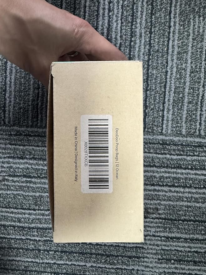 Dog Poop Bags with Handles 100% PCR from Ocean 12 Rolls 144 Counts Big Sizes Leak Proof and Extra Thick Waste Bags Refill Rolls for Walking Small Medium Large Dogs Cats Litter Unscented