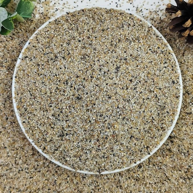 5lbs Aquarium Gravel, 1/16"(0.6-1.2mm) Natural River Rocks Succulent Cactus Pea Gravel for Plants, Fish Tank, Decorative Pebbles for Gardening, Flower Pots, Vase Fillers, Landscaping