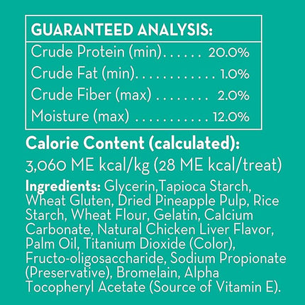 Dingo Denta Treats Teeth Whitening Mini Chews, 48 Pack, Flavourless, 7.6 Oz