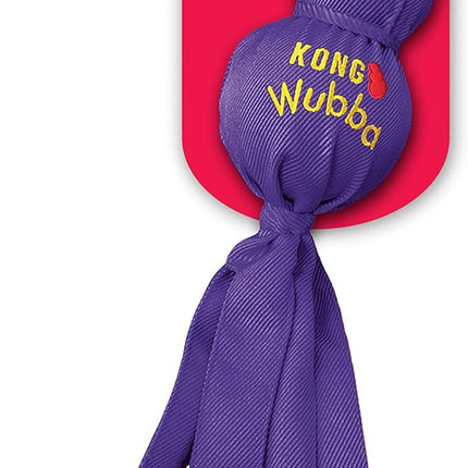 KONG Wubba - Dog Toy for Tug of War & Fetch - Dog Supplies for Puppy & Dog Playtime - Outdoor & Indoor Dog Toy - for Small Dogs