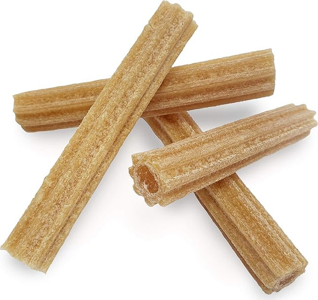 Himalayan Dog Chew Churro Yak Cheese Dog Chews, 100% Natural, Long Lasting, Gluten Free, Healthy & Safe Dog Treats, Lactose & Grain Free, Protein Rich, for All Breeds, Soft, Real Chicken Flavor, 4 oz