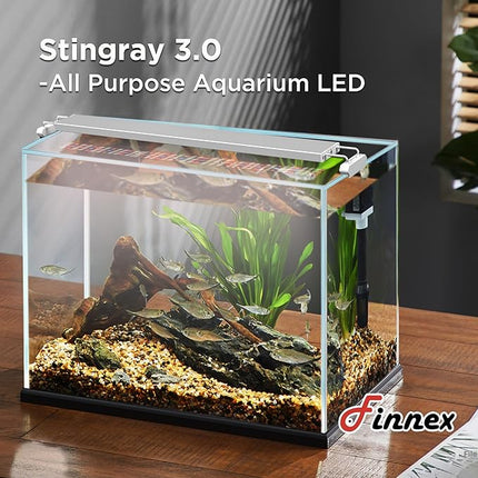 Finnex Stingray 3 Aquarium LED Light, 24/7 Lunar+, Controllable, Extendable Legs
