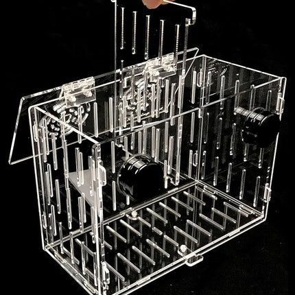 Magnetic Acclimation Breeder Box 4.5" / 8" /12" for Fish Anemone Coral Strong N52 Magnets for 1/2" Glass (8"x4"x6")