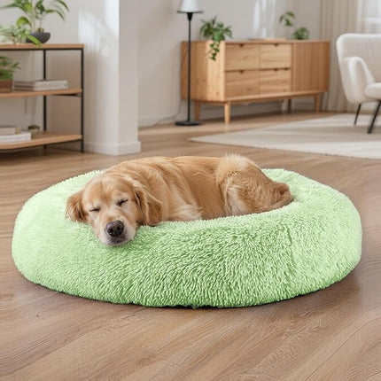 Dog Beds Large Sized Dog and Cats, 32in Pet Beds for Large Pet, Washable Indestructible Extra Large Dog Bed (Green)