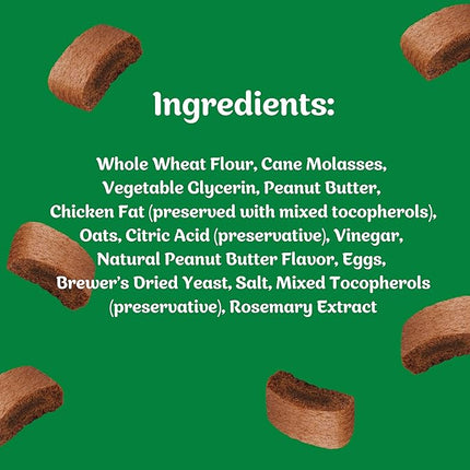 Blue Dog Bakery Natural Dog Treats, Softies, Peanut Butter Flavor, 16.2oz Bag, 6 Bags