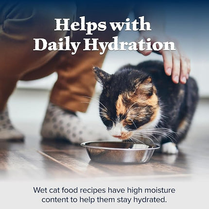 Blue Buffalo Wilderness Wild Delights Natural Wet Food for Cats, Flaked Chicken & Turkey in Tasty Gravy, 5.5-oz Cans, 24-Pack