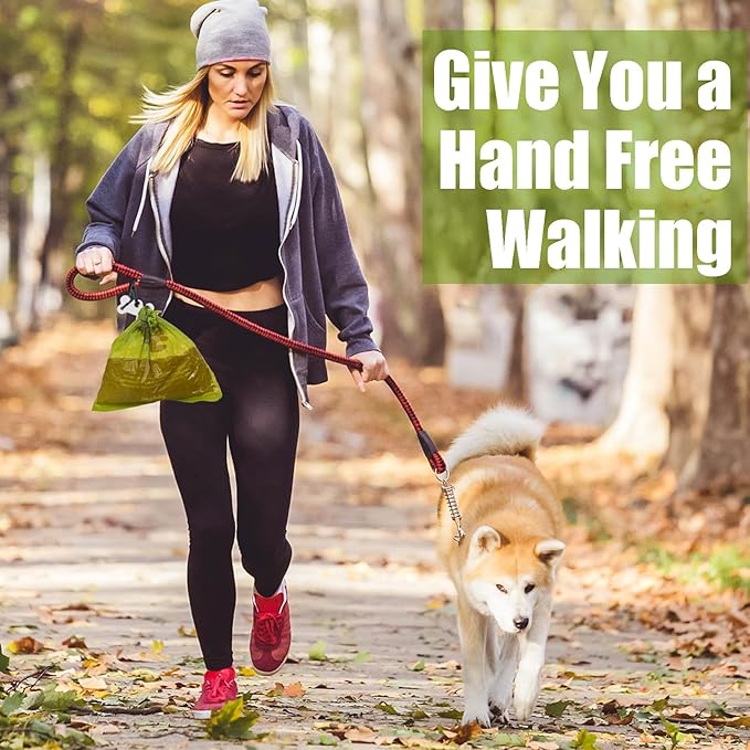 2PCS Dog Poop Bag Holder for Leash Dog Waste Bag Carrier Hand Free Walking Accessory Leash Attachment for Dog Poop Bag Dispenser Durable, White