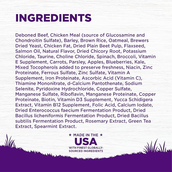 Wellness Complete Health Dry Dog Food, Wholesome Grains, Natural, Beef & Barley Recipe, (26-Pound Bag)