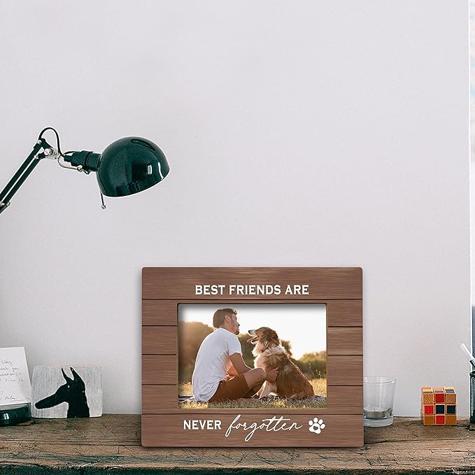 FONDCANYON Pet Memorial Frame - Dog & Cat Picture Frame, Best Friend Memorial Gift - 5x7