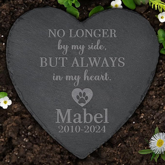 Pet Memorial Stone, Dog Memorial Stone, Dog Memorial Gifts for Loss of Dog, Pet Memorial Gifts, Pet Loss Sympathy Gift, Dog Bereavement Gifts, Dog Passing Away Gifts - Forever in My Heart
