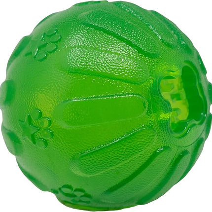 Starmark Treat Dispensing Chew Ball Tough Dog Toy, Medium/Large for Large Breeds