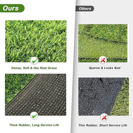 Artificial Grass, 26”x51'' Dog Pee Pads, Professional Dog Potty Training Rug, Grass Mat with Drainage Holes, Pet Turf Indoor Outdoor Flooring Fake Grass Doormat-Easy to Clean (26"x51")