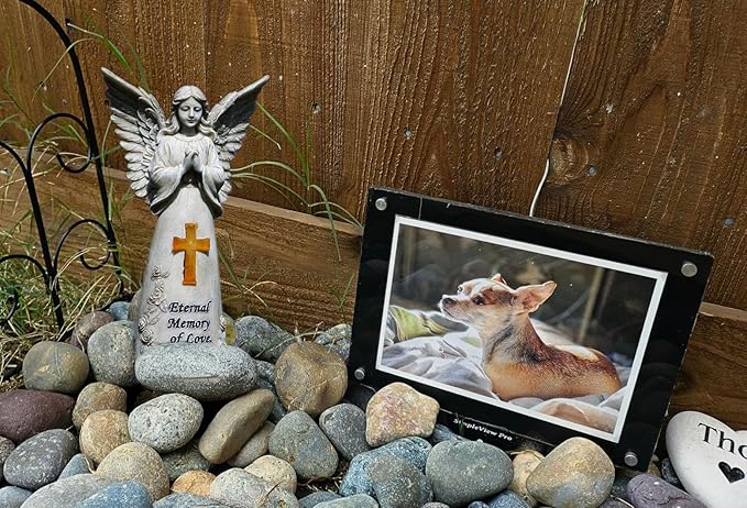 Dog Memorial Gifts for Loss of Dogs - Pet Loss Sympathy Gifts, Dog Passing Away Bereavement Gift, Remembrance Grieving Dogs Angel Figurine Statue for Pet Lover