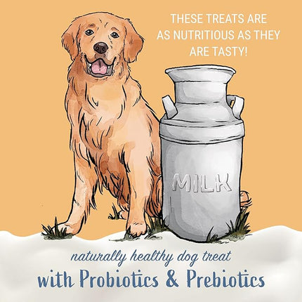 Yogurt Sticks, Prebiotic & Probiotics, Protein Rich - Lactose Free - Gluten Free - Corn Free - Grain Free, USA Made, for All Breeds, 5 pieces of Droolicious Yogurt Sticks, Peanut Butter Flavor