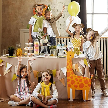 Beviliu 10Pcs Golden Dog Ears Headband Brown Puppy Ears Dog Headband Animals Realistic Halloween Christmas Costume for Washing Makeup Cosplay Party