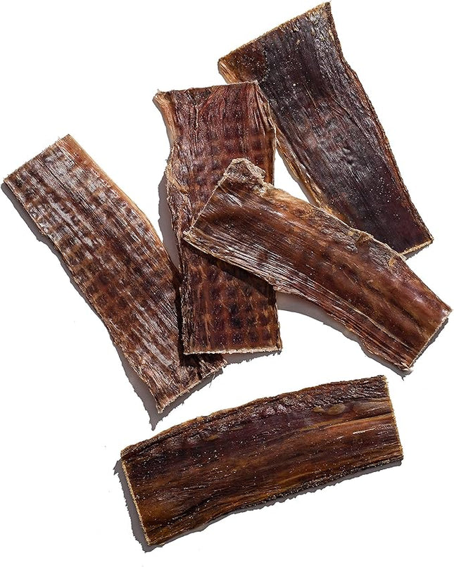 Jack&Pup Gullet Beef Jerky for Dogs (25 Pack) 6" Esophagus Dog Treats, Beef Gullet Sticks for Dogs, Long Lasting Dog Chew