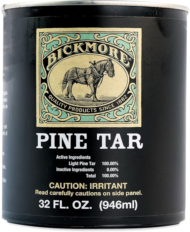Bickmore Pine Tar 32oz - Hoof Care Formula for Horses