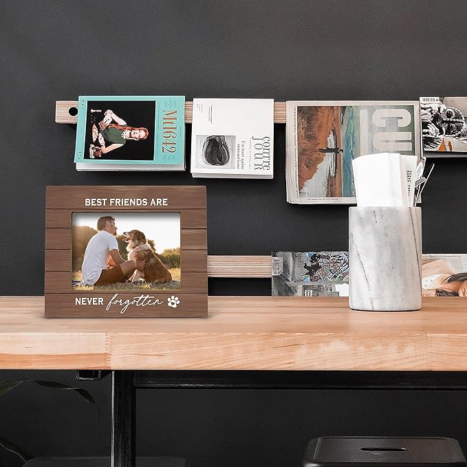 FONDCANYON Pet Memorial Frame - Dog & Cat Picture Frame, Best Friend Memorial Gift - 5x7