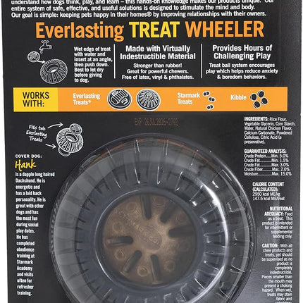 Starmark Everlasting Treat Wheeler Dog Toy Medium