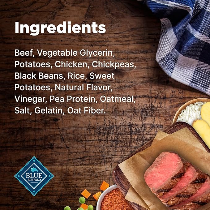 Blue Buffalo Nudges Homestyle Natural Beef and Rice Dog Treats