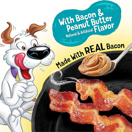 Purina Beggin' Strips With Real Meat Dog Treats, With Bacon and Peanut Butter Flavor - (Pack of 2) 26 oz. Pouches