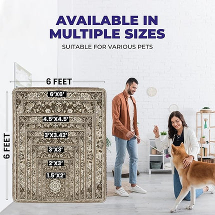 PUPIBOO Washable Pee Pads for Dogs and Cats - Super Absorbent Reusable Puppy Training Pads - 100% Waterproof, Leak-Proof & Non-Slip Whelping Pads for Pet Housebreaking