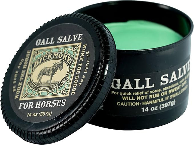 Bickmore Gall Salve Wound Cream For Horses 14oz - Quick Equine Relief of Sores, Abrasions, Cuts and Galls