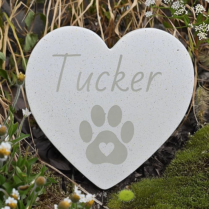 Personalized Pet Stone | Pet Memorial Stone | Dog Memorial Stone | Pet Memorial Gift | Pet Loss Gift | Pet Memorial | Dog Memorial | Cat Memorial | Loss of a Dog - Paw Print
