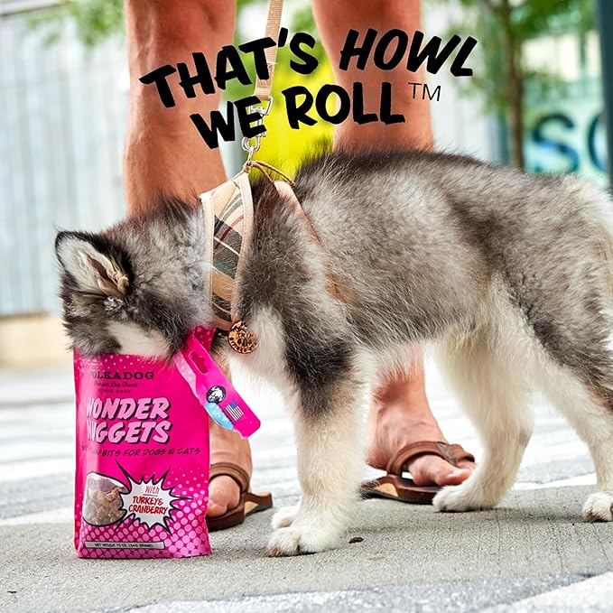 Polkadog Wonder Nuggets – Soft & Chewy Dog Treats with Turkey & Cranberry – Healthy, Limited Ingredient Training Treats for All Dog Breeds and Ages – Natural, Made in USA – 10 oz