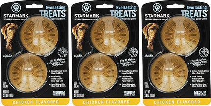 Starmark Everlasting Treats Dental Chews Medium Chicken 2ct. (3pk)