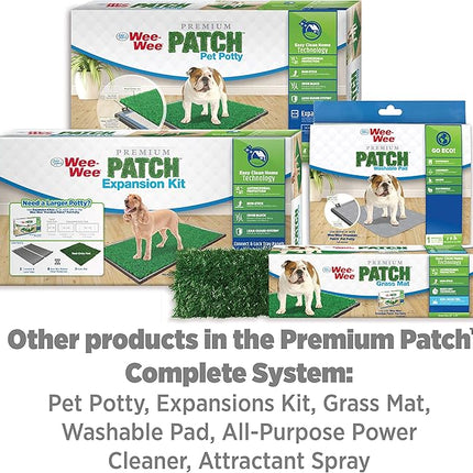Four Paws Wee-Wee Premium Patch Indoor and Outdoor Pet Potty for Dogs l Dog Potty Training l Artificial Grass l Wee-Wee Patch