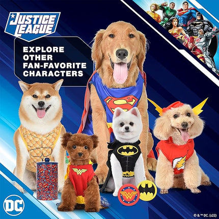 DC Comics for Pets Superman Large Plush Figure Dog Toy | Squeaky Plush Dog Chew Toy for All Dogs | Fun, Soft, and Safe Jumbo Size Superman Dog Toy, 12 Inch