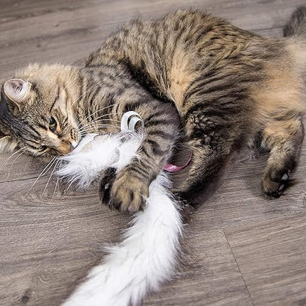 SmartyKat Chitter Critter Squirrel Electronic Sound Plush Kicker Cat Toy, Battery Powered - Gray, One Size