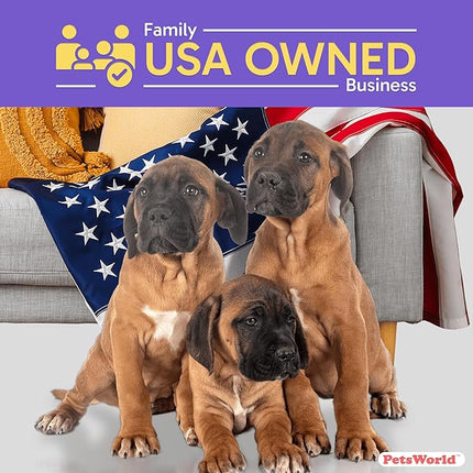 PETSWORLD 2XL Puppy Pads, 28x44 Inch, 400 Count| Ultra-Absorbent, Leak-Proof Dog Pee Pads for Potty Training