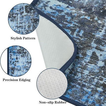 Qeils Washable Pee Pads for Dogs, 2 Pack Reusable Puppy Pads 18"x24" Super Absorbent Leakproof Dog Training Pads, Non-Slip Potty Pads for Floor, Crate,Couch, Whelping Pads Litter Mat Puppy Supplies