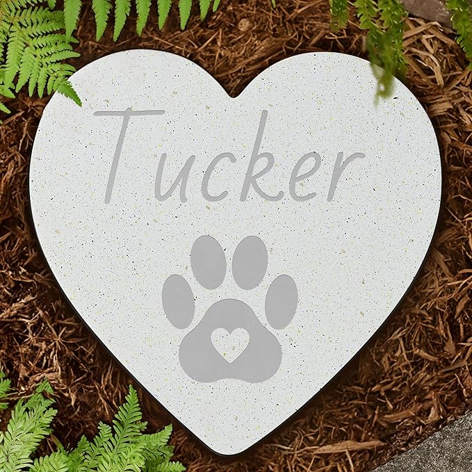 Personalized Pet Stone | Pet Memorial Stone | Dog Memorial Stone | Pet Memorial Gift | Pet Loss Gift | Pet Memorial | Dog Memorial | Cat Memorial | Loss of a Dog - Paw Print